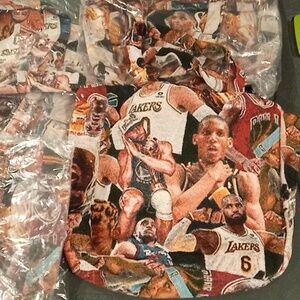 Brand new without tags Tote-ly fine co. NBA basketball tote bags